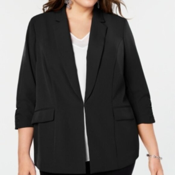 I.n.c. International Concepts Plus Size 3/4-Sleeve Blazer NWT - Picture 1 of 1